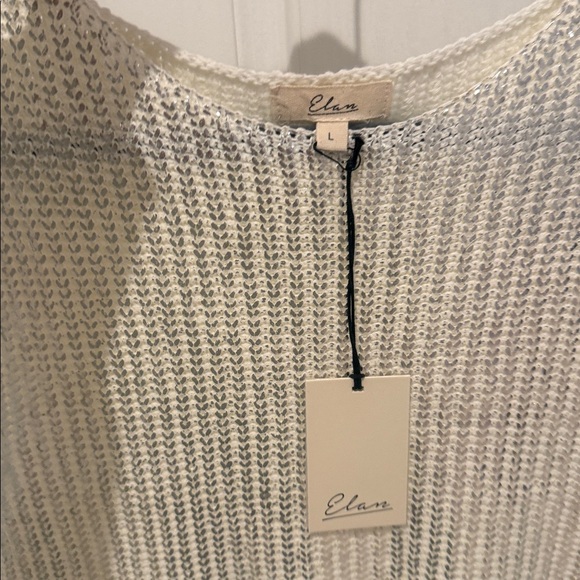 Elan Lurex Knit Sleeveless Top - Picture 12 of 12